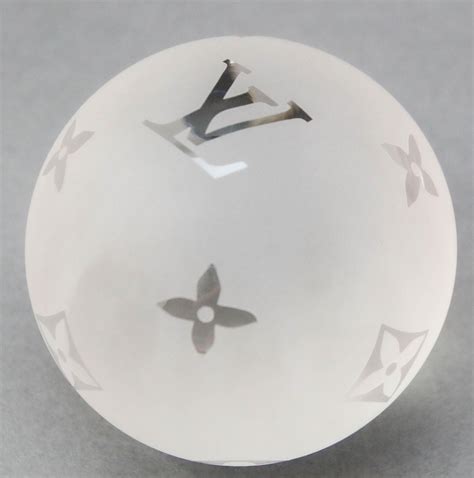 louis vuitton glass paperweight|LOUIS VUITTON Paperweight Monogram Clear Crystal Paper .